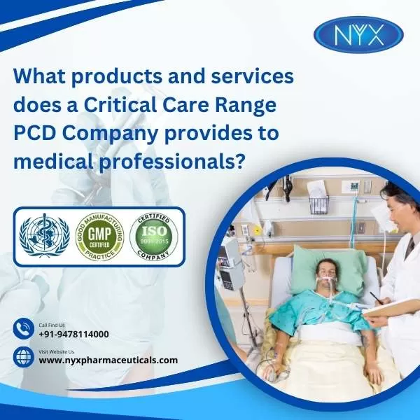What Products and Services does a Critical Care Range PCD Company provide to Medical Professionals?